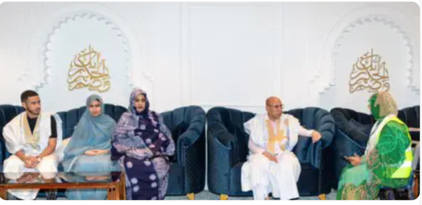 Une équipe du recensement national chez le président Ghazouani
