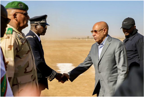 Arrivée du Président de la République à M’bout Arrivée du Président de la République à M’bout