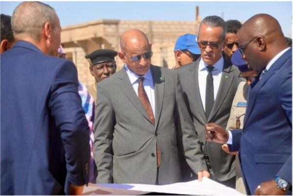 Le ministre de l’Hydraulique informé de l’avancement du projet d’extension du réseau d’eau à Nouakchott Le ministre de l’Hydraulique informé de l’avancement du projet d’extension du réseau d’eau à Nouakchott