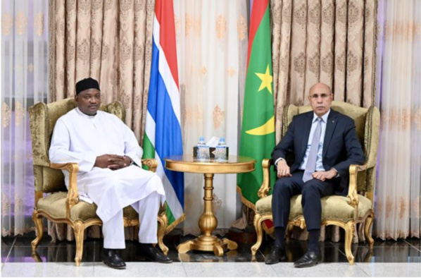 Le Président de la République s’entretient en privé avec le Président gambien Le Président de la République s’entretient en privé avec le Président gambien