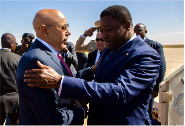 Le Président du Togo à Nouakchott en visite d’amitié et de travail Le Président du Togo à Nouakchott en visite d’amitié et de travail