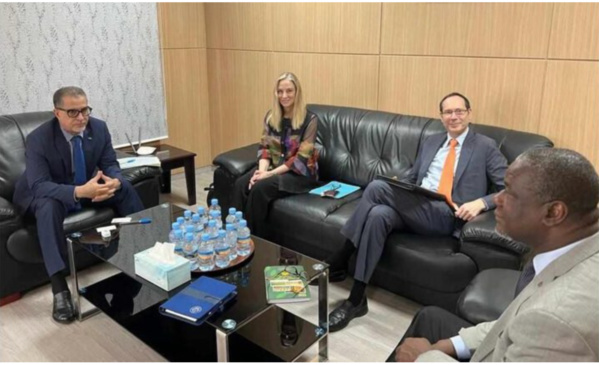 Le délégué général à TAAZOUR s’entretient avec l’ambassadrice des USA Le délégué général à TAAZOUR s’entretient avec l’ambassadrice des USA