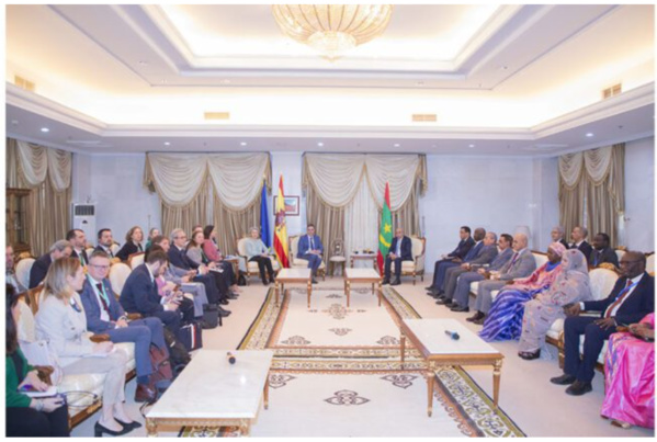Des relations stratégiques lient la Mauritanie à l’UE et à l’Espagne Des relations stratégiques lient la Mauritanie à l’UE et à l’Espagne