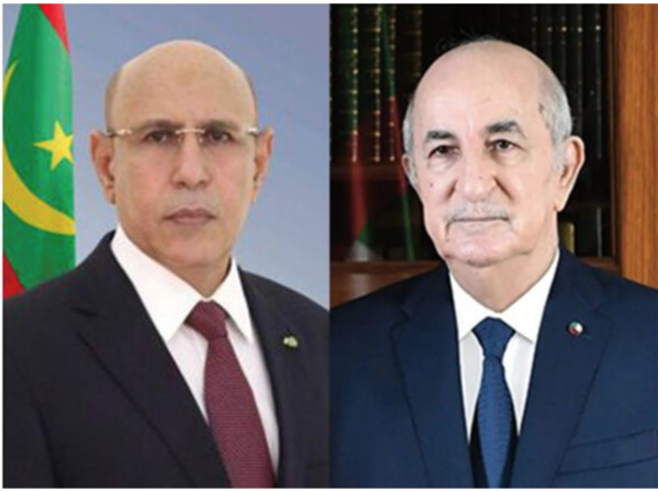 Le Président de la République reçoit un appel téléphonique de son homologue algérien Le Président de la République reçoit un appel téléphonique de son homologue algérien