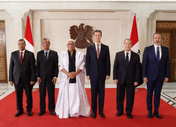 L’ambassadeur de Mauritanie en Syrie présente ses lettres de créance L’ambassadeur de Mauritanie en Syrie présente ses lettres de créance