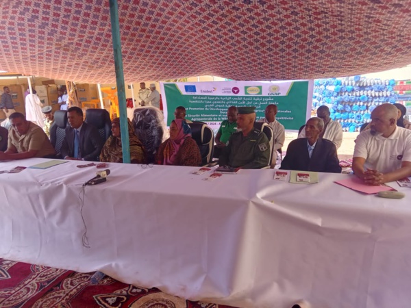 Coopération Mauritanie- Union Européenne: Remise d’équipements aux bénéficiaires de l’action SARCAP du projet RIMFIL au Hodh Elgharbi Coopération Mauritanie- Union Européenne: Remise d’équipements aux bénéficiaires de l’action SARCAP du projet RIMFIL au Hodh Elgharbi