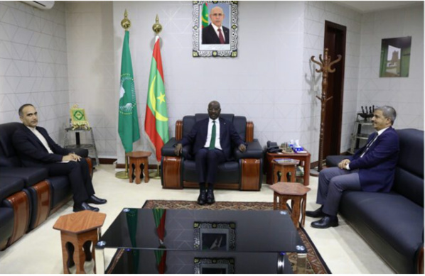 Le ministre des Affaires étrangères reçoit l’ambassadeur d’Iran Le ministre des Affaires étrangères reçoit l’ambassadeur d’Iran