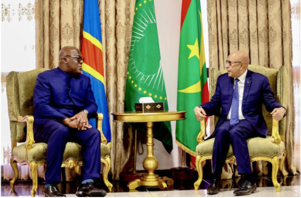 Le président de la République s’entretient en privé avec son homologue congolais