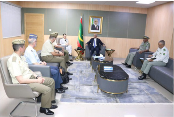 Le ministre de la défense reçoit le directeur du centre supérieur DISEDEN Le ministre de la défense reçoit le directeur du centre supérieur DISEDEN