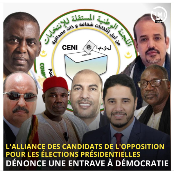 L’alliance des candidats de l'opposition pour les élections présidentielles dénonce une entrave à démocratie L’alliance des candidats de l'opposition pour les élections présidentielles dénonce une entrave à démocratie