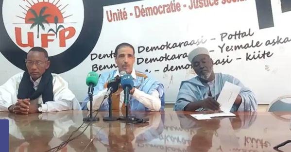 Le parti Union des Forces de Progrès soutient la candidature d’El Id Mohameden à l’élection présidentielle 2024 Le parti Union des Forces de Progrès soutient la candidature d’El Id Mohameden à l’élection présidentielle 2024