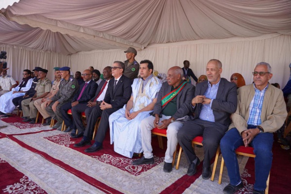 Taazour aujourd'hui à Akjoujt : inauguration des services et conventions avec 3 conseils régionaux