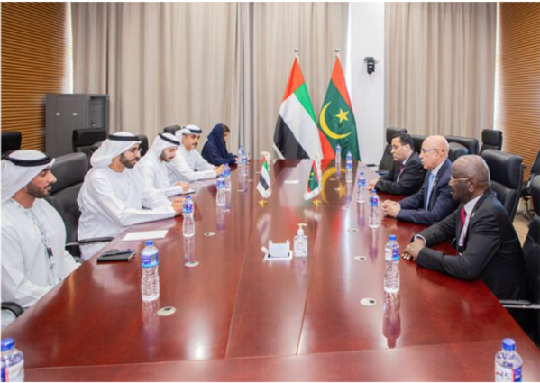 Le Président de la République, président de l’Union Africaine reçoit le ministre d’Etat Emirati Le Président de la République, président de l’Union Africaine reçoit le ministre d’Etat Emirati