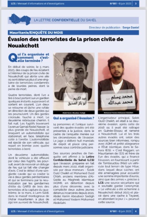 Evasion des terroristes de la prison Nouakchott: Qui l’a organisé et comment s’est-elle terminée ? Evasion des terroristes de la prison Nouakchott: Qui l’a organisé et comment s’est-elle terminée ?