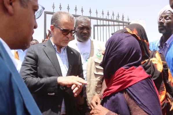 Aioun : Le Délégué Général inaugure un nouveau complexe TAAZOUR portant le nom de Hamden Ould Tah Aioun : Le Délégué Général inaugure un nouveau complexe TAAZOUR portant le nom de Hamden Ould Tah