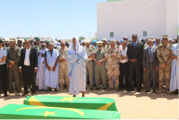 Une délégation de haut niveau assiste à la prière mortuaire sur les deux martyrs Une délégation de haut niveau assiste à la prière mortuaire sur les deux martyrs