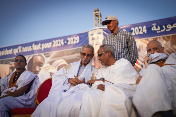 Le courant des forces de la concorde ( Insaf ) remplit le stade du Ksar pour le second mandat de S.E Mohamed Cheikh El Ghazouani