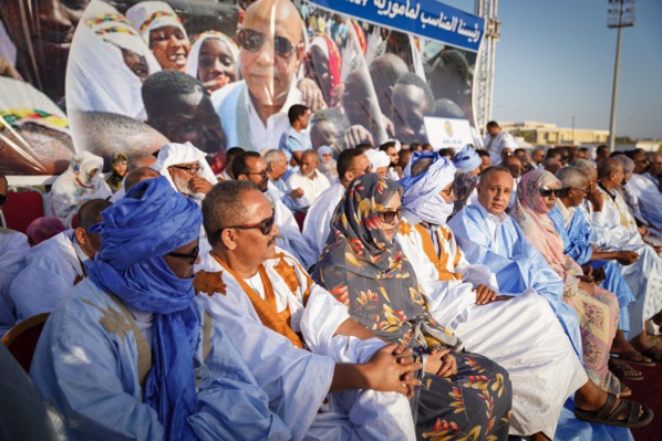 Le courant des forces de la concorde ( Insaf ) remplit le stade du Ksar pour le second mandat de S.E Mohamed Cheikh El Ghazouani