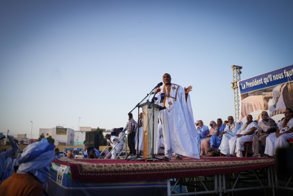 Le courant des forces de la concorde ( Insaf ) remplit le stade du Ksar pour le second mandat de S.E Mohamed Cheikh El Ghazouani