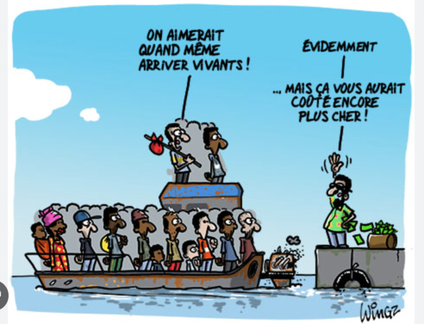 Migration: des migrants subsahariens échouent sur la plage de Nouakchott Migration: des migrants subsahariens échouent sur la plage de Nouakchott