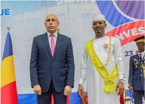 Le Président de la République, Président de l’Union africaine, assiste à la cérémonie d’investiture du Président tchadien élu