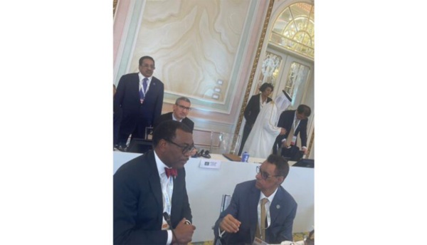 Le ministre de l’économie s’entretient avec le président du Groupe de la Banque africaine de développement
