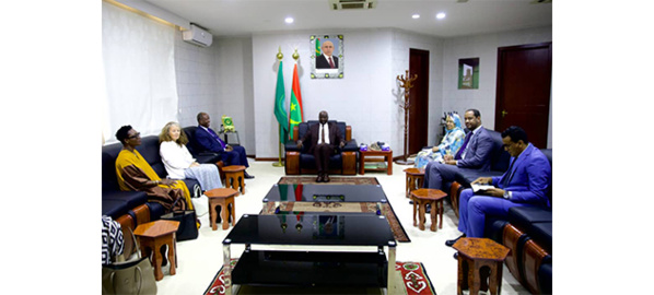 Le ministre des Affaires étrangères reçoit une délégation de l’ONU Le ministre des Affaires étrangères reçoit une délégation de l’ONU