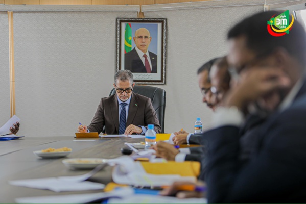 Le Délégué Général préside une réunion du comité d'administration de TAAZOUR Le Délégué Général préside une réunion du comité d'administration de TAAZOUR