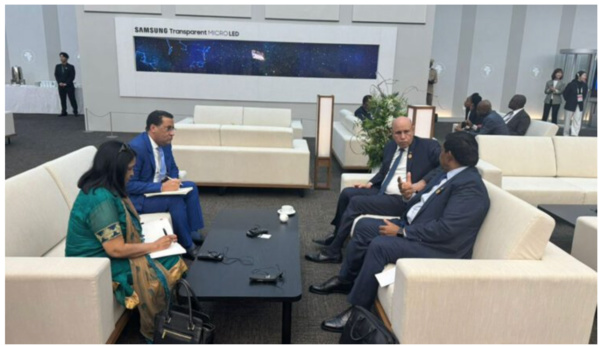 Le Président de la République, Président de l’Union africaine, rencontre le Président de l’Ile Maurice Le Président de la République, Président de l’Union africaine, rencontre le Président de l’Ile Maurice