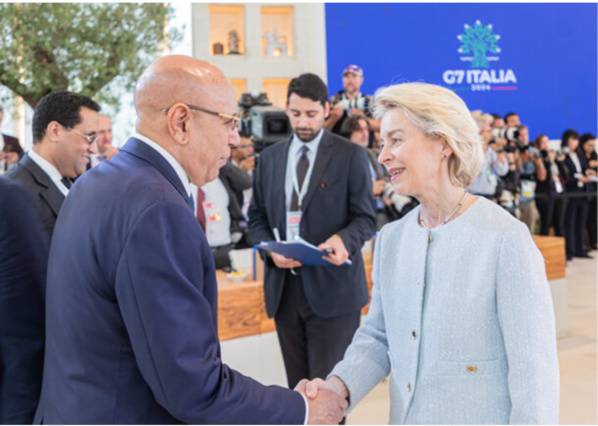 Le président de la République, président de l’Union africaine, s’entretient avec la présidente de la Commission européenne Le président de la République, président de l’Union africaine, s’entretient avec la présidente de la Commission européenne