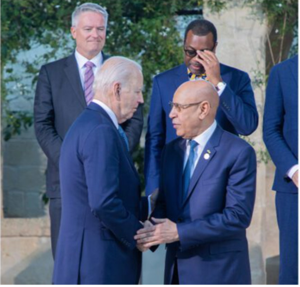 Le président de la République, président de l’Union africaine, rencontre le président des États-Unis d’Amérique