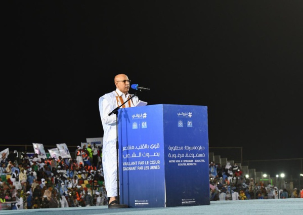 Campagne Présidentielle 2024 : Ghazouani en démonstration de force Campagne Présidentielle 2024 : Ghazouani en démonstration de force