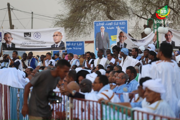 Ghazouani promet aux populations de Kiffa une solution définitive pour le problème de l’eau Ghazouani promet aux populations de Kiffa une solution définitive pour le problème de l’eau