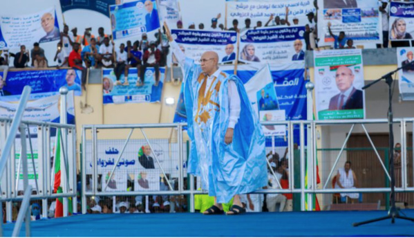 Présidentielle 2024 : Le candidat Mohamed Ould Cheikh El-Ghazouani présente ses réalisations et les grandes lignes de son programme électoral à Rosso Présidentielle 2024 : Le candidat Mohamed Ould Cheikh El-Ghazouani présente ses réalisations et les grandes lignes de son programme électoral à Rosso