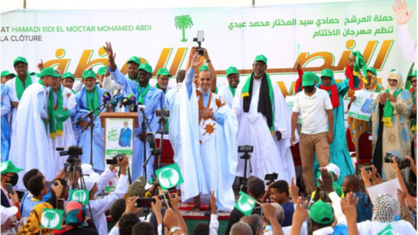 Présidentielle 2024 : Le candidat Hamadi Sidi El Mokhtar achève sa campagne à Nouakchott Présidentielle 2024 : Le candidat Hamadi Sidi El Mokhtar achève sa campagne à Nouakchott