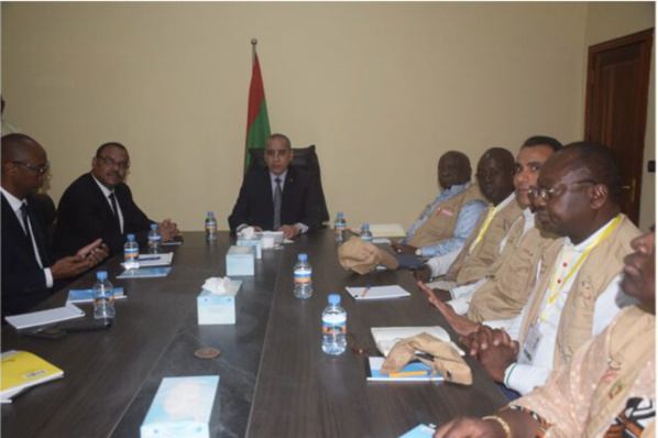 Le ministre de l’Intérieur reçoit une mission d’observateurs de l’UA Le ministre de l’Intérieur reçoit une mission d’observateurs de l’UA