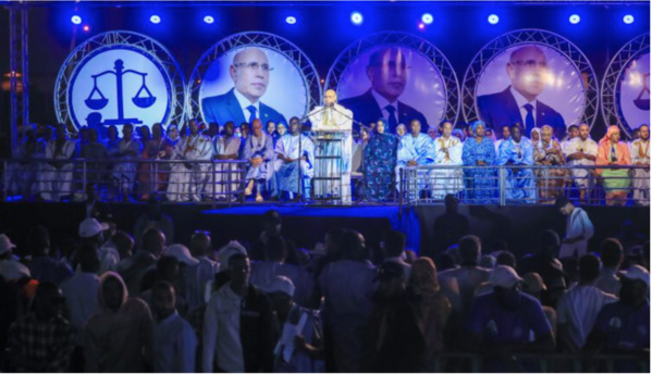 En Mauritanie, le président Mohamed Ould Ghazouani largement favori à sa réélection En Mauritanie, le président Mohamed Ould Ghazouani largement favori à sa réélection