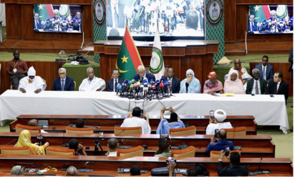 Le Président de la CENI annonce les résultats provisoires de l’élection présidentielle Le Président de la CENI annonce les résultats provisoires de l’élection présidentielle