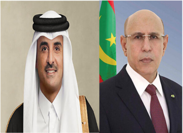 l’Émir du Qatar félicite le Président de la République à l’occasion de sa réélection l’Émir du Qatar félicite le Président de la République à l’occasion de sa réélection