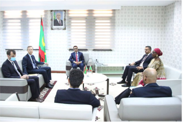 Le ministre de l’économie reçoit le chef de la délégation de l’UE Le ministre de l’économie reçoit le chef de la délégation de l’UE