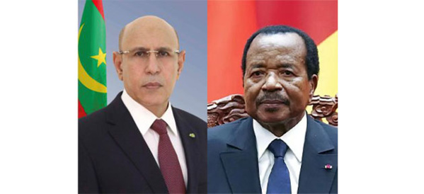 Le Président de la République, Président élu, reçoit un message de félicitations de son homologue du Cameroun Le Président de la République, Président élu, reçoit un message de félicitations de son homologue du Cameroun