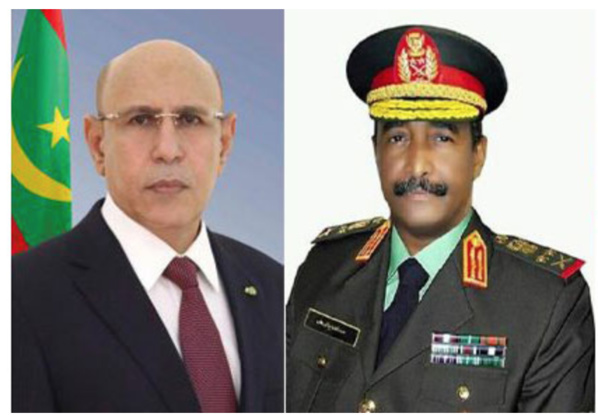 Le Président de la République, Président élu, reçoit un message de félicitation du Président du CST du Soudan Le Président de la République, Président élu, reçoit un message de félicitation du Président du CST du Soudan