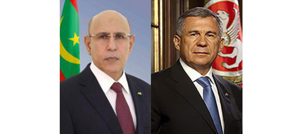 Le Président de la République, Président élu, reçoit un message de félicitations du Raïs de la République du Tatarstan Le Président de la République, Président élu, reçoit un message de félicitations du Raïs de la République du Tatarstan