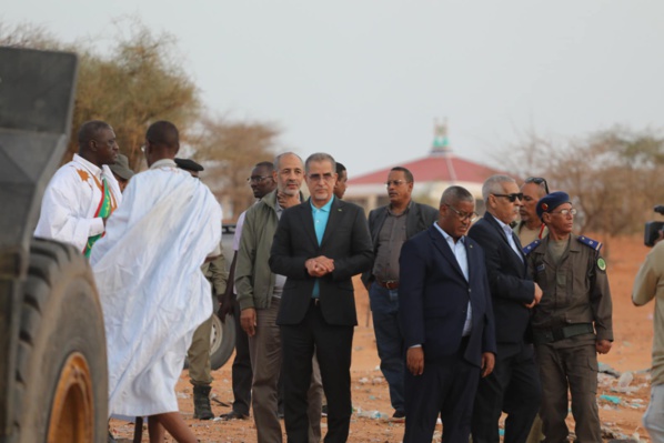 Le délégué général de TAAZOUR pose la première pierre pour la réalisation de 173 ouvrages hydrauliques Le délégué général de TAAZOUR pose la première pierre pour la réalisation de 173 ouvrages hydrauliques