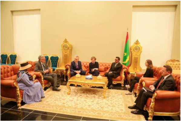 L’arrivée de la délégation américaine pour participer à la cérémonie d’investiture du Président de la République L’arrivée de la délégation américaine pour participer à la cérémonie d’investiture du Président de la République