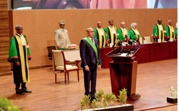 Le président élu prête serment en tant que Président de la République Islamique de Mauritanie Le président élu prête serment en tant que Président de la République Islamique de Mauritanie