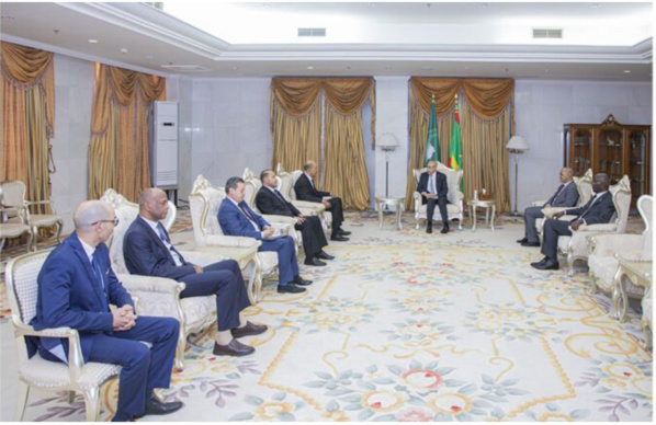 Son Excellence le Président de la République, Président de l’Union africaine, reçoit le député au Conseil présidentiel libyen Son Excellence le Président de la République, Président de l’Union africaine, reçoit le député au Conseil présidentiel libyen