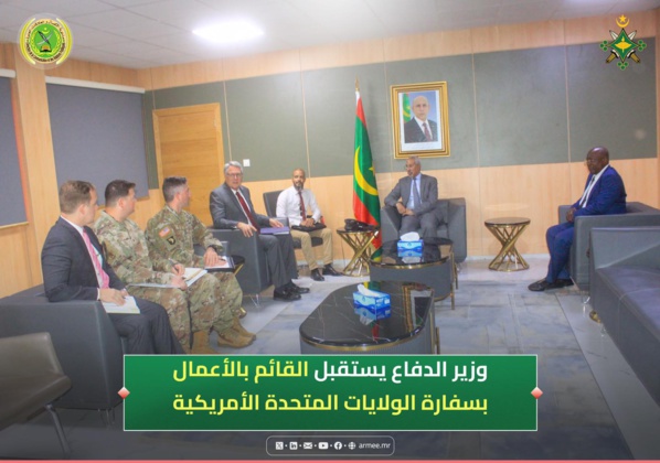 Le ministre de la Défense reçoit le chargé d’affaires de l’ambassade des USA Le ministre de la Défense reçoit le chargé d’affaires de l’ambassade des USA