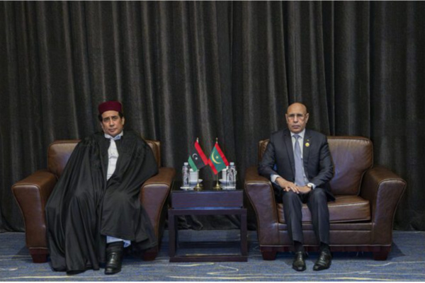 Le Président de la République, Président de l’Union africaine, s’entretient avec le président du Conseil présidentiel libyen Le Président de la République, Président de l’Union africaine, s’entretient avec le président du Conseil présidentiel libyen