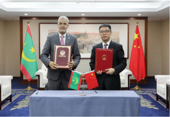 Signature d’un protocole d’accord entre la Mauritanie et la chine relatif à la mise en œuvre de l’Initiative mondiale de Développement Signature d’un protocole d’accord entre la Mauritanie et la chine relatif à la mise en œuvre de l’Initiative mondiale de Développement